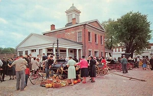 Old Market House Galena Illinois Vintage Postcard L02 - Bild 1 von 2