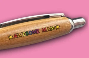 Toller Mam Bambus Stift, Mam Geburtstagsgeschenk, personalisiertes Muttertagsgeschenk - Bild 1 von 7