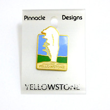 PIN'S PINNACLE DESIGNS CLOISONNE YELLOWSTONE NATIONAL PARK USA COLLECTION RARE