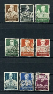 German Reich : B 59 - B 67 Professions set from 1934 - used !!! - Picture 1 of 2