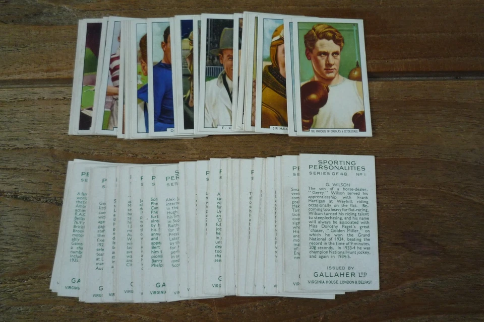 Gallaher Sporting Personalities Cards - 1936 - VGC! Pick The Cards You Need! - Image 1 of 3