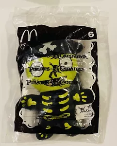 2006 McDonald's Happy Meal Pirates of the Caribbean Skeleton toy #6 New & Sealed - Picture 1 of 2