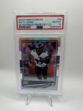 2020 Panini Donruss Matt Judson Silver Press Proof Die-Cut # 39 PSA 10 23/75
