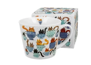 DUO Tasse Straight Mug Teacup Cats Katzen Porzellan 0,6 L - Bild 1 von 3
