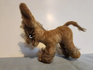 Alter ausgefallener Mohair Esel mit Glas Googly Eyes Steiff oder Rival German Company - Bild 1 von 7