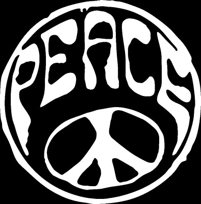Letrero de paz hippie troquelado vinilo ventana coche calcomanía parachoques pegatina vendedor de EE. UU. Foto 1 de 4