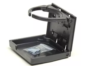 1 PORTAVASOS NEGRO PLEGABLE PARA COCHE BEBIDA BEBIDA PORTAVASOS SAAB 900 9000 - Imagen 1 de 11