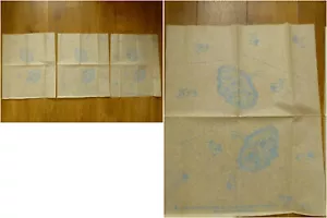 VTG LOT 3 CLARKS ANCHOR No.17 FLORAL POSIES-FLOWERS IRON-ON EMBROIDERY TRANSFERS - Picture 1 of 3