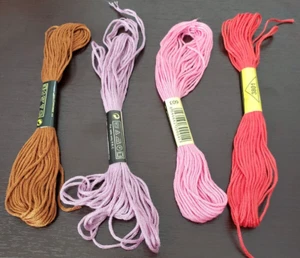 7pcs Cross Stitch Cotton Embroidery Thread Floss Sewing Skeins Craft - Picture 1 of 2