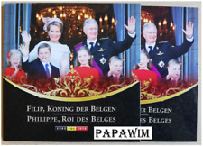 KMS Belgien 2014. Troonswissel koning Filip. Zonder munten, met medaille.