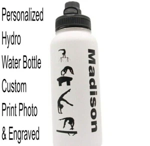 Personalized Insulated Sports 32oz Hydro Water Bottle W/ Custom & Engraved Free - Picture 1 of 12