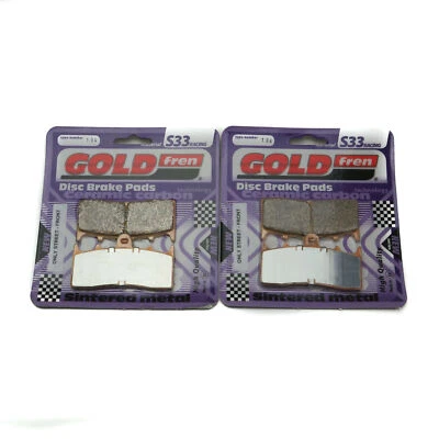 Pastillas de freno delanteras Goldfren S33 para BMW R1200 R Classic 2011-2014 Foto 1 de 2