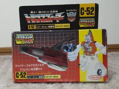 TAKARA 1986 TRANSFORMERS SCRAMBLE CITY FIREVOLT C-52 - Image 1 of 4
