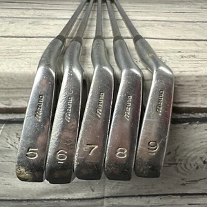 Mizuno T-Zoid Pro/Comp Ez Forged Iron Set 5-9 Steel Shafts Stiff Clubs S300 READ - Picture 1 of 20