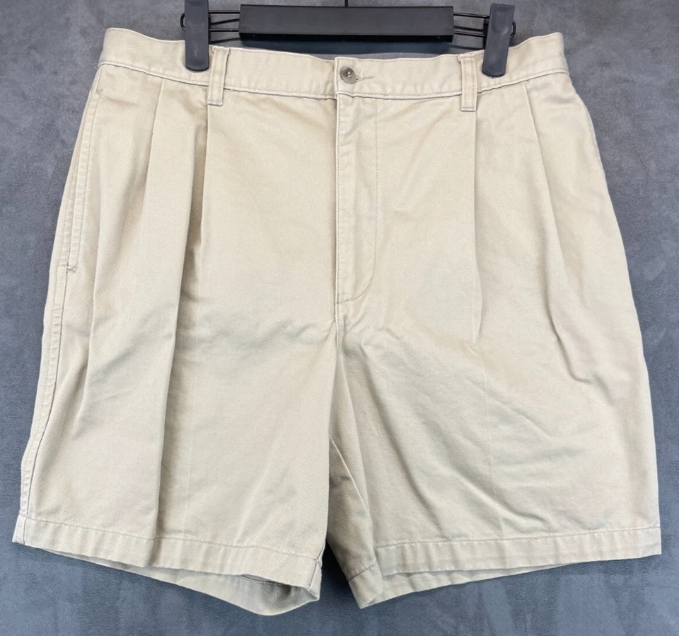 Pantalones Cortos INC International Concepts Caqui - Para Hombre Talla 33 - Plisados - Informales (3135) Foto 1 de 4