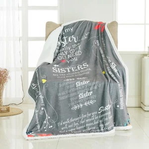 Sister Blanket for Sister | Thoughtful Birthday Gift for Sister | Cozy, Sentimen - Picture 1 of 7