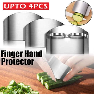 Kitchen Slice-Knife Cut Hand Guard Stainless Steel Safe Tool Finger Protector - Picture 1 of 12
