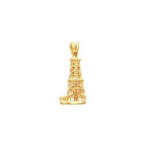 Colgante Derrick al óleo 22x10 mm en oro amarillo de 14K - Imagen 1 de 1