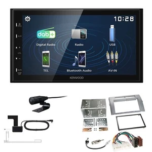 Kenwood 2DIN DAB+ Autoradio für Toyota Corolla Verso silber - Bild 1 von 5
