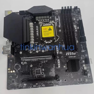 100% Tested FOR MSI Z490M-S01 Motherboard LGA1200 HDMI+DisplayPort Micro ATX - Picture 1 of 4
