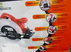 BLACK & DECKER Model CS1000 Circular Saw 7 1/4" - Picture 1 of 4