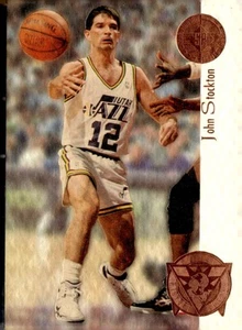 1994-95 SP Championship #P10 John Stockton Playoff Heroes Die Cuts - Picture 1 of 2