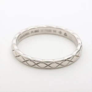 Chanel Coco Crush Ring Pt950 4.4g 55 - Picture 1 of 3