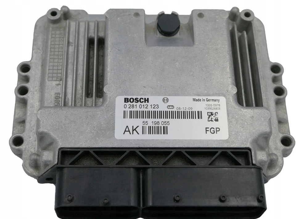 STEROWNIK OPEL ASTRA H 55198055 0281012123 PROGRAMMAWANIE - Immagine 1 di 1