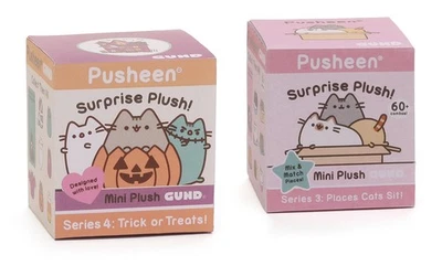 Caixa cega Pusheen Halloween série 4 pacotes lugares gatos sentam caixa cega série 3 - Imagem 1 de 4