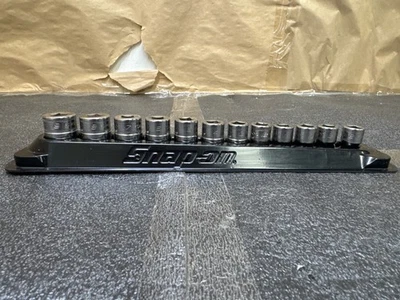 SNAP-ON 212FSMY 12 pc 3/8" Drive 6-Point Metric Flank Drive Shallow  (R7A014308) - Image 1 of 3