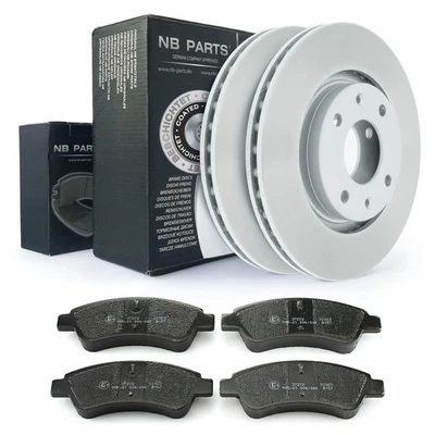 Bremsscheiben 266mm Bremsbeläge vorne für Citroen C2 C3 C4 Peugeot 206 207 208 - Bild 1 von 4