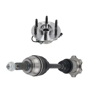 Cojinete de cubo de rueda + eje CV 4x4 para Chevy Silverado GMC Sierra 1500 Yukon Tahoe - Imagen 1 de 12