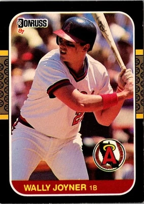 1987 Leaf Wally Joyner #252 California Angels Baseball Card - Image 1 of 2