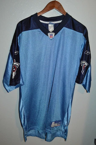 Tennessee Titans Reebok On Field Blank no players Football Jersey Men’s Large Cover