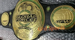 Cinturón GFW Global Force Wrestling Championship talla adulto chapado en oro - Imagen 1 de 5