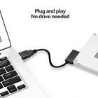 1PC USB 2.0 to Slimline SATA 7+6 13pin Laptop CD DVD Drive 8I9E Adapter P0H0