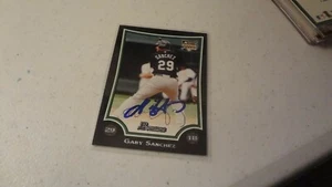 2008 BOWMAN ROOKIE GABY SANCHEZ AUTOGRAPHED BASEBALL CARD - Picture 1 of 3