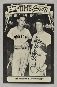 Joe DiMaggio Signed Autographed 1975 TCMA All Time Greats Postcard PSA DNA COA - Picture 1 of 3