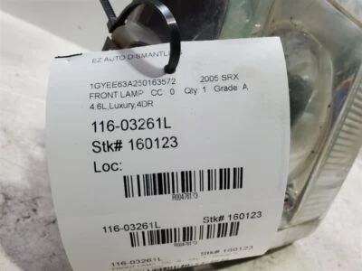 2004-09, Cadillac SRX Luxury, Driver Corner/Park Light Fog-driving, PN: 25761287 Foto 1 de 4