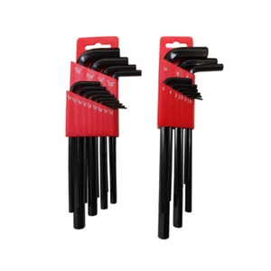 22 Pc Hex Key Wrench Hex SAE Metric Sizes Long Arm Hex Wrenches Hand Tool - Picture 1 of 4