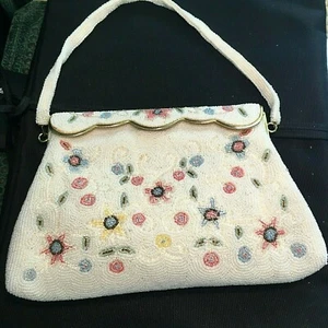 Neue Jorelle Abendtasche mit Perlen. Japan 1960 Jahr.  - Bild 1 von 5