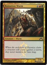 Ruination Wurm *FOIL Common* Magic MtG x1 Gatecrash SP