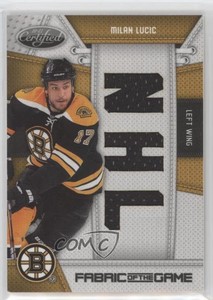 2010-11 Certified Fabric of the Game Die-Cut NHL Materials /25 Milan Lucic #MIL
