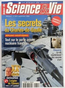 revue SCIENCE & ET VIE 972 septembre 1998 les secrets du charles de gaulle avion - Imagen 1 de 1