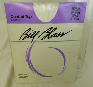 Collant top Bill Blass Control taglia A bianco sporco nuovo con scatola - Foto 1 di 6