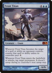 DAMAGED Frost Titan 55 Magic 2011 (M11) MTG - Picture 1 of 1