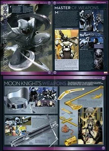 Moon Knight's Weapons #MW-01 Tech - Marvel Knights Fact File Fold-Out Page - Picture 1 of 1