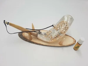 Shofar Sale For Oil 13" Anointing Silver plated Rams Horn Lion Of Judah Chofar - Picture 1 of 9