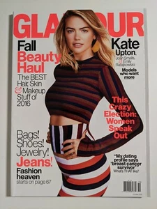 Revista Glamour Kate Upton Octubre 2016 | Como Nueva | Juego de 1/3 cubiertas - Imagen 1 de 1