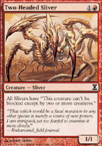 TWO-HEADED SLIVER X4 4 4X Time Spiral MTG Magic the Gathering Cards DJMagic - Image 1 of 1